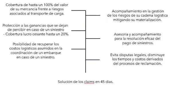 Beneficios cliente de un seguro de carga
